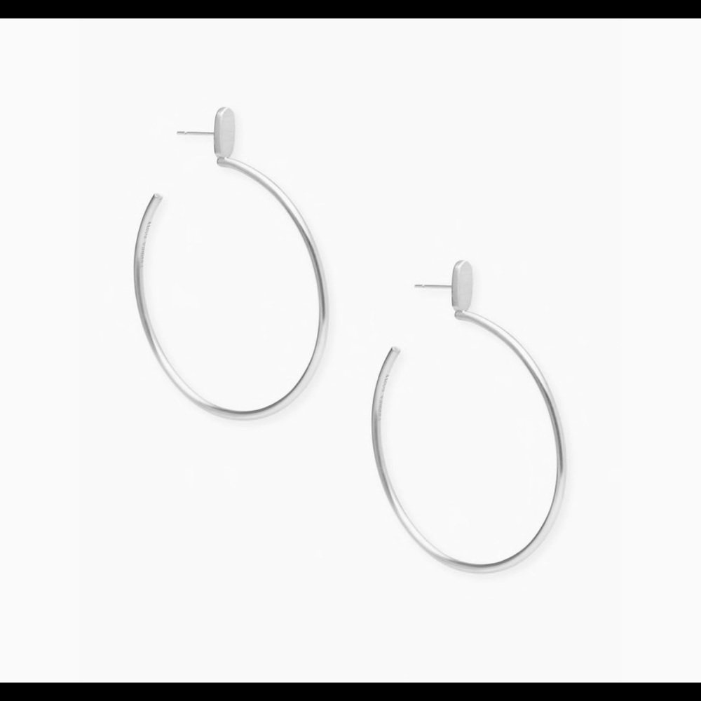 Kendra Scott Silver Hoop Earrings